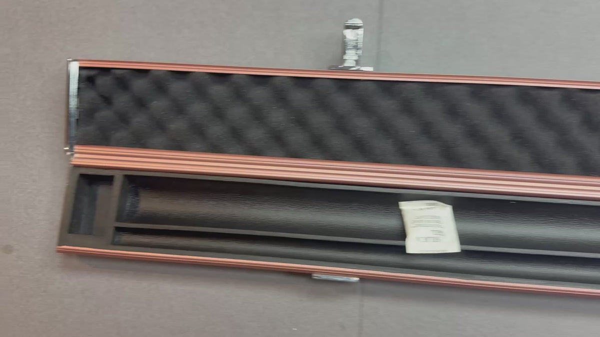 1 piece - 2 Cue Case   Pink / lilac aluminium slim