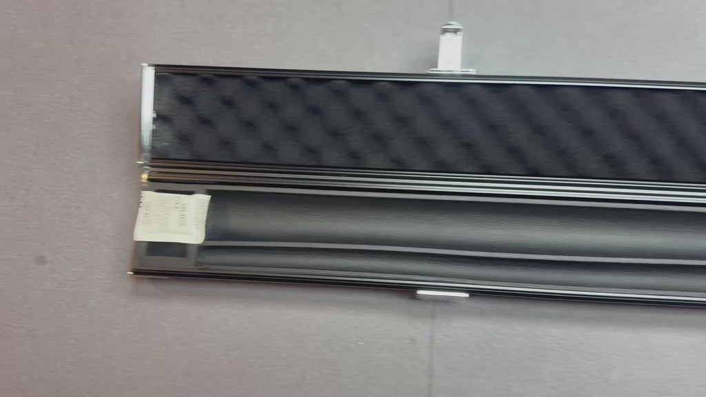 1 piece - 2 Cue Case   Black aluminium slim