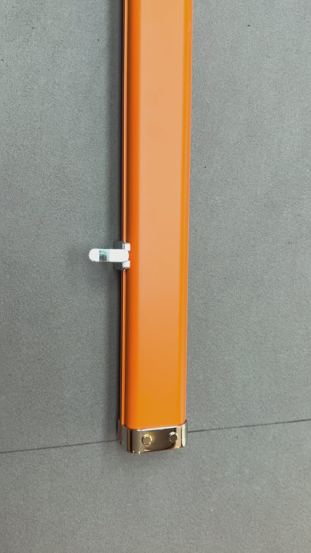3/4 Cue Case   Orange aluminium slim