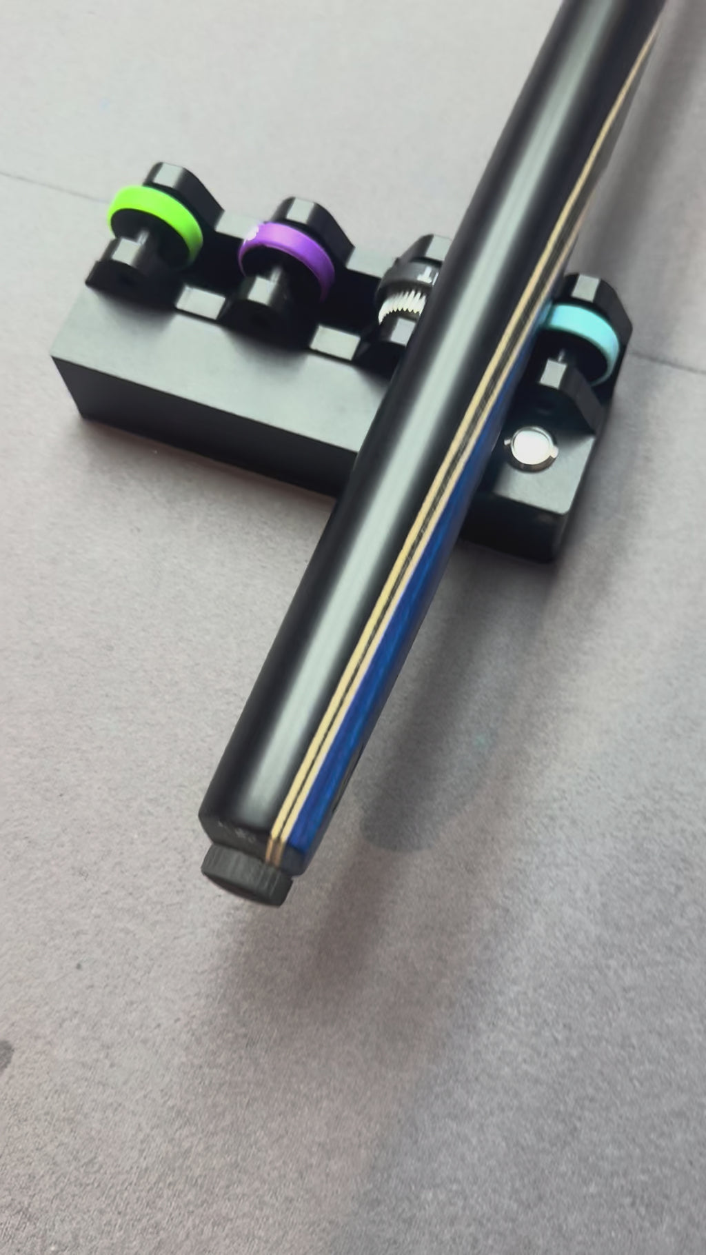 Cdmcues B3 3/4 split Cue. Blue / Grey