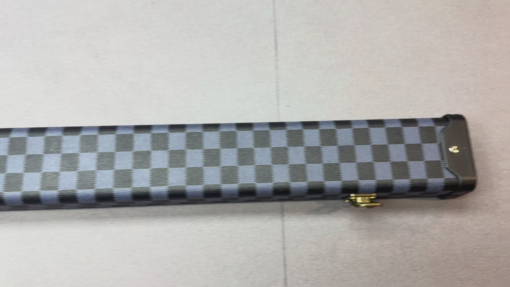 1 Piece Cue Case  blue check