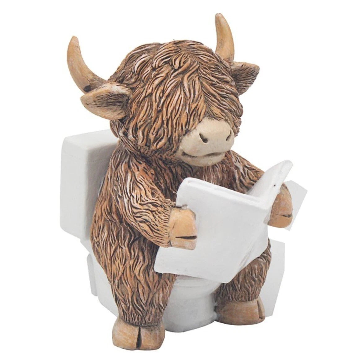 Highland Cow Loo Time